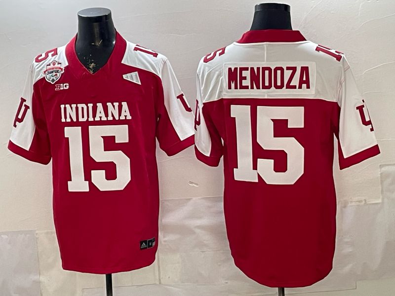 Men 2026 Ohio State Buckeyes #15 Mendoza Red Limited NCAA Jersey 086